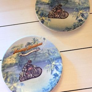Set of Two (2) Tommy Bahama Island 🏝 Racer Plates